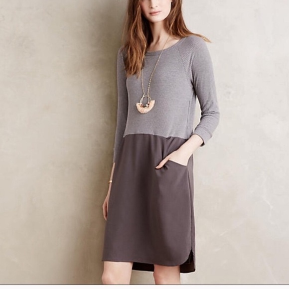 ANTHROPOLOGIE Lea color block dress - Picture 1 of 7